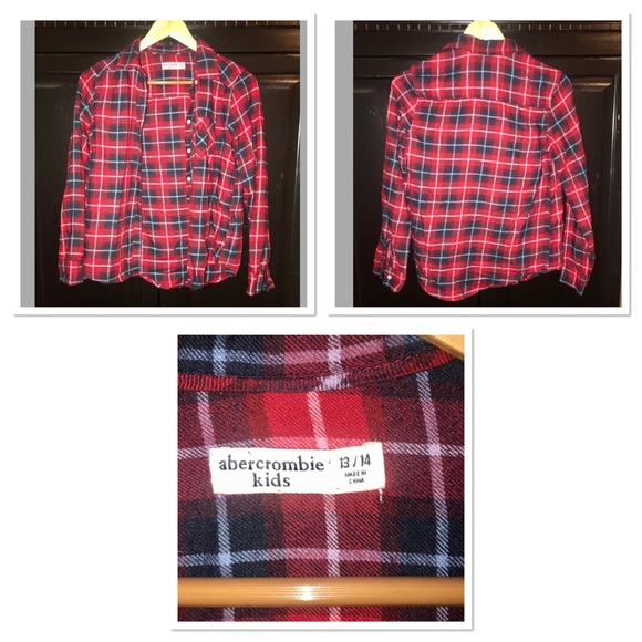 Plaid Abercrombie button down shirt - Picture 1 of 1